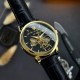 Мужские механические часы Awarder 022 Automatics Не Забуду Дім Gold-Black с автоподзаводом