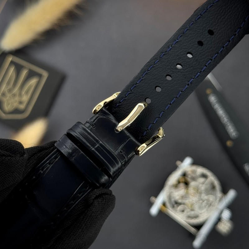 Мужские механические часы Awarder 022 Automatics Не Забуду Дім Gold-Black с автоподзаводом