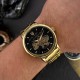 Чоловічий механічний годинник Awarder 022-3D Не Забуду Дім Gold-Black Steel з автопідзаводом