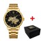 Годинник наручний Awarder 022-3D Не Забуду Дім Gold-Black Steel
