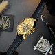 Мужские механические часы Awarder 022-3D Не Забуду Дим Gold-Gold Automatics с автоподзаводом