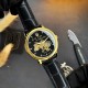 Мужские механические часы Awarder 022-3D Не Забуду Дім Gold-Black с автоподзаводом