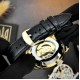 Мужские механические часы Awarder 022-3D Не Забуду Дім Gold-Black с автоподзаводом