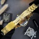 Мужские механические часы Awarder 022 Gold-Gold Automatics Metall с автоподзаводом и гравировкой Не Забуду Дім