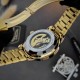 Мужские механические часы Awarder 022 Gold-Gold Automatics Metall с автоподзаводом и гравировкой Не Забуду Дім