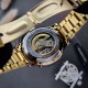 Мужские механические часы Awarder 022 Gold-Gold Automatics Metall с автоподзаводом и гравировкой Не Забуду Дім