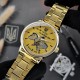 Мужские механические часы Awarder 022 Gold-Gold Automatics Metall с автоподзаводом и гравировкой Не Забуду Дім