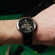 Мужские механические часы Awarder 022 Не Забуду Дім Silver-Black с кожаным ремешком