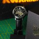 Мужские механические часы Awarder 022 Не Забуду Дім Silver-Black с кожаным ремешком