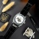 Мужские часы Awarder 021-3D Скелетон Не забуду дом Silver-White механические с автоподзаводом