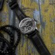 Чоловічий механічний годинник Awarder 024SI Тризуб Silver з автопідзаводом та шкіряним ремінцем