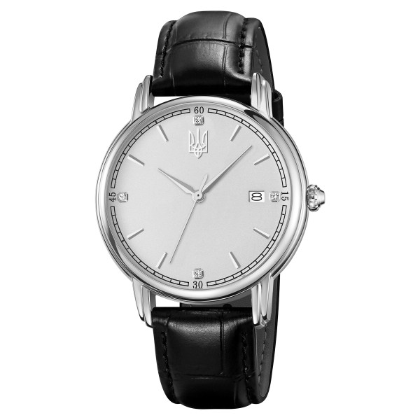 Женские часы Awarder 020 Тризуб Silver-White Lady с серебристым корпусом и белым циферблатом