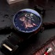 Мужские механические часы Awarder 058 Де би не був All Black Steel с сапфировым стеклом