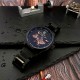 Мужские механические часы Awarder 058 Де би не був All Black Steel с сапфировым стеклом