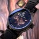 Мужские механические часы Awarder 058 Де би не був All Black Steel с сапфировым стеклом
