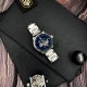 Мужские механические часы Awarder 058 Де би не був Silver-Black Steel с сапфировым стеклом