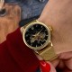 Женские механические часы Awarder 028-3D Де би не була Gold-Black с автоподзаводом
