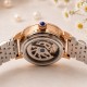 Женские механические часы Awarder 047 Де би не була Silver-Gold-Pearl с автоподзаводом и перламутровым циферблатом