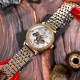Женские механические часы Awarder 047 Де би не була Silver-Gold-Pearl с автоподзаводом и перламутровым циферблатом