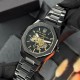 Мужские механические часы Awarder 026-3D Де би не був Black-Gold с автоподзаводом и стальным корпусом