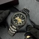 Мужские механические часы Awarder 026-3D Де би не був Black-Gold с автоподзаводом и стальным корпусом