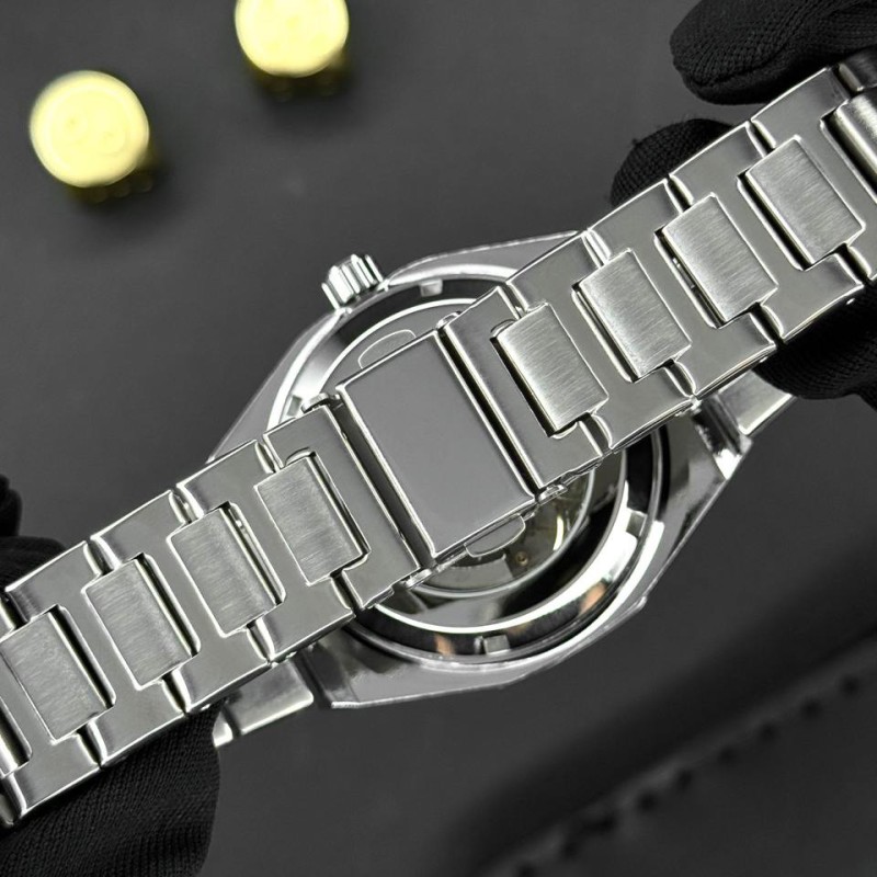 Мужские механические часы Awarder 026-3D Де би не був Silver-White с автоподзаводом и стальным браслетом