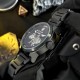 Чоловічий механічний годинник Awarder 058 Де би не був Black-White Steel з сапфіровим склом