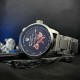 Мужские механические часы Awarder 058 Де би не був Silver-Black Steel с сапфировым стеклом