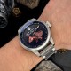 Мужские механические часы Awarder 058 Де би не був Silver-Black Steel с сапфировым стеклом