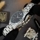 Часы наручные Awarder 023 Silver-Black Тризуб Серебро с гербом Украины и стальным браслетом