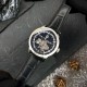 Мужские механические часы Awarder 043 Де би не був Silver-Black Automatic с сапфировым стеклом