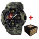 Годинник наручний Awarder 002 ЗСУ Camo Green тактичний з комбінованим циферблатом та водозахистом 5 ATM