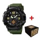 Годинник наручний Awarder 004 ДСНС Army Green тактичний з водонепроникністю 5 ATM