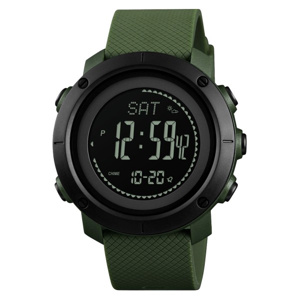 Часы наручные Awarder 036 Army Green тактические с компасом и электронным циферблатом