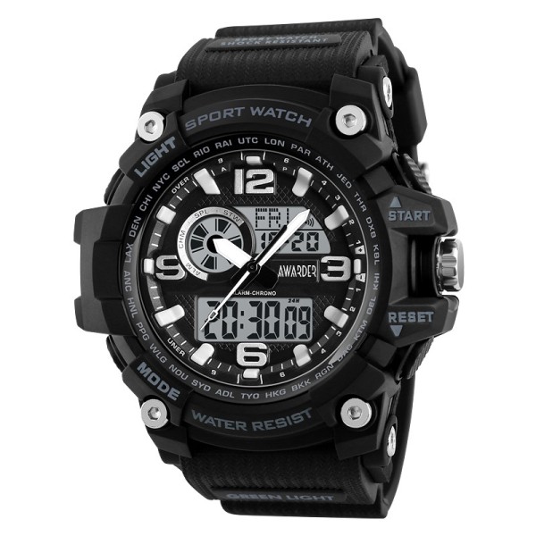 Наручные часы Awarder 012BK Black — мужской аксессуар в черном цвете с официальной гарантией