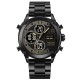 Мужские наручные часы Awarder 017SBKBK Black-Black Steel с металлическим браслетом