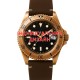 Наручные часы Awarder 057 Gold-Brown с индивидуальным дизайном в золотисто-коричневых тонах