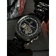 Мужские механические часы Awarder 043 Де би не був All Black Steel Automatic с сапфировым стеклом