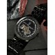 Мужские механические часы Awarder 043 Де би не був All Black Steel Automatic с сапфировым стеклом