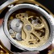 Мужские механические часы Awarder 021-3D Де би не был Gold-Black Steel с автоподзаводом