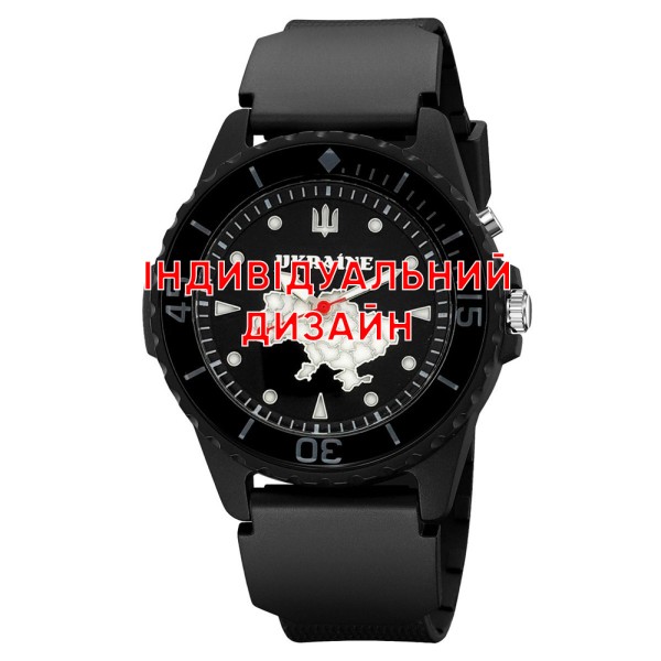 Тактические часы Awarder 031 All Black с индивидуальным дизайном и водозащитой 5 ATM