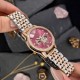 Жіночий годинник Awarder 049 Silver-Gold-Pink з механікою та автопідзаводом