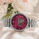 Женские механические часы Awarder 049 Silver-Pink с автоподзаводом и минеральным стеклом