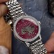 Женские механические часы Awarder 049 Silver-Pink с автоподзаводом и минеральным стеклом