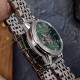 Женские механические часы Awarder 049 Silver-Green с автоподзаводом и минеральным стеклом
