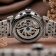 Женские механические часы Awarder 047 Silver-Black с автоподзаводом и стальным корпусом