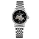 Женские механические часы Awarder 047 Silver-Black с автоподзаводом и стальным корпусом