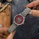Женские механические часы Awarder 047 Silver-Pink с серебристым браслетом и розовым циферблатом