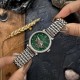 Женские механические часы Awarder 047 Silver-Green с автоподзаводом и зеленым циферблатом