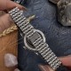Женские механические часы Awarder 047 Silver-Green с автоподзаводом и зеленым циферблатом